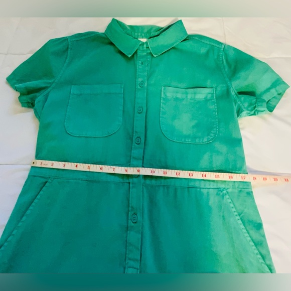 NWOT- BP. Utility Button Front Romper-Medium - Picture 7 of 16